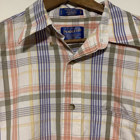 Pendleton Button Down Short Sleeve Shirt Large - Picture 2 of 6